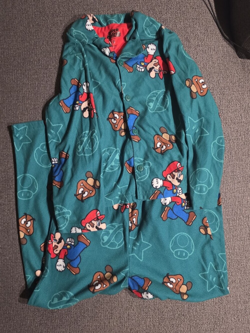 Nintendo Super Mario Pajama Set